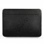 Guess GUCS13PUSASBK Saffiano Script 13" nešiojamojo kompiuterio įmautė, juoda