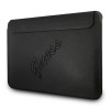 Guess GUCS13PUSASBK Saffiano Script 13" nešiojamojo kompiuterio įmautė, juoda