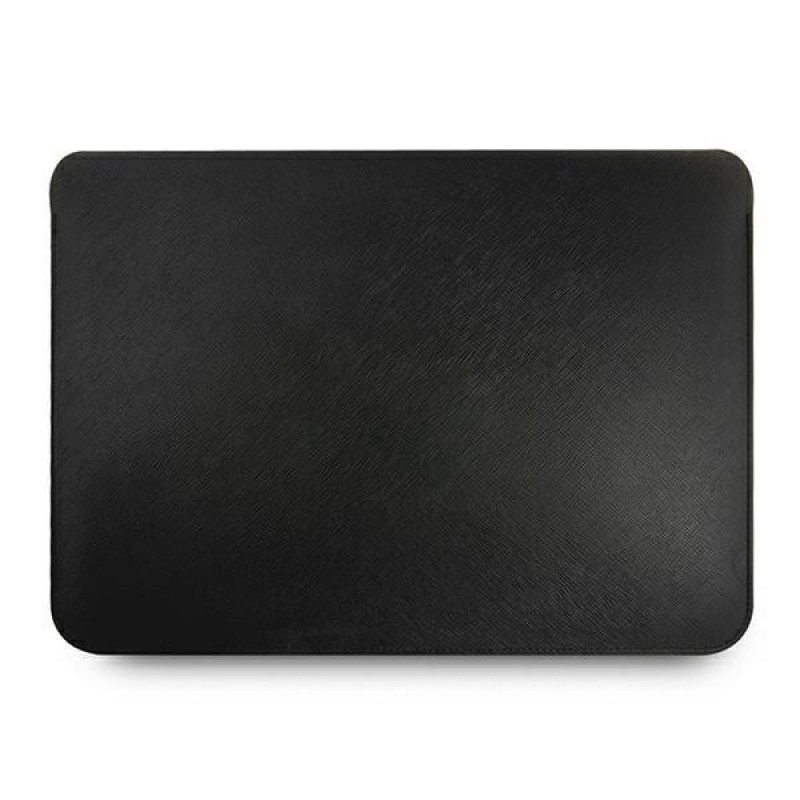 Guess GUCS13PUSASBK Saffiano Script 13" nešiojamojo kompiuterio įmautė, juoda