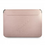 Guess GUCS13PUSASPI Saffiano Script 13" nešiojamojo kompiuterio įmautė, rožinė