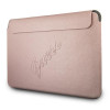 Guess GUCS13PUSASPI Saffiano Script 13" nešiojamojo kompiuterio įmautė, rožinė