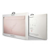 Guess GUCS13PUSASPI Saffiano Script 13" nešiojamojo kompiuterio įmautė, rožinė