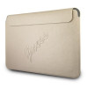 Guess GUCS13PUSASLG Saffiano Script 13" nešiojamojo kompiuterio įmautė, auksinė