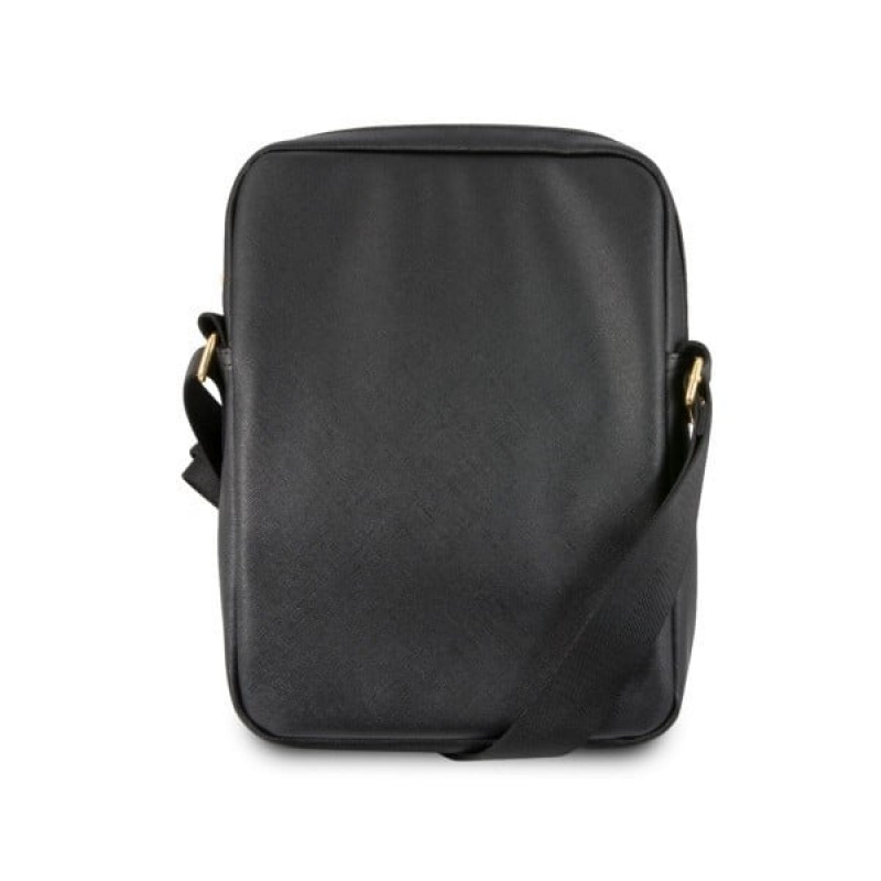Guess GUTB10TBK Saffiano planšetinio kompiuterio dėklas 10" planšetiniams kompiuteriams, juodas