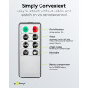Goobay 75258 belaidės LED kalėdinės eglutės žvakės (20 vnt.), įsk. 20x AAA (LR03), segtukai, nuotolinio valdymo pultas, laikmatis, reguliuojamas šviesumas, šiltai balta (2600 K)