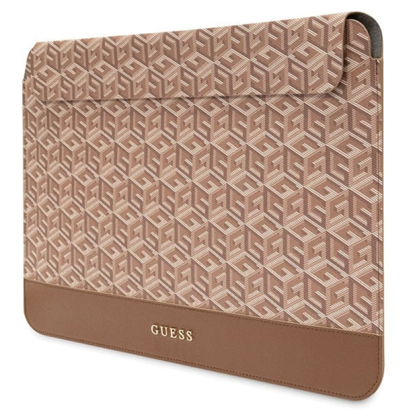 Guess GUCS14HGCFSEW nešiojamojo kompiuterio įmautė 14", GCube Stripes, ruda