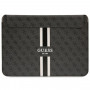 Guess GUCS14P4RPSK nešiojamojo kompiuterio įmautė 14", 4G Printed Stripes, juoda