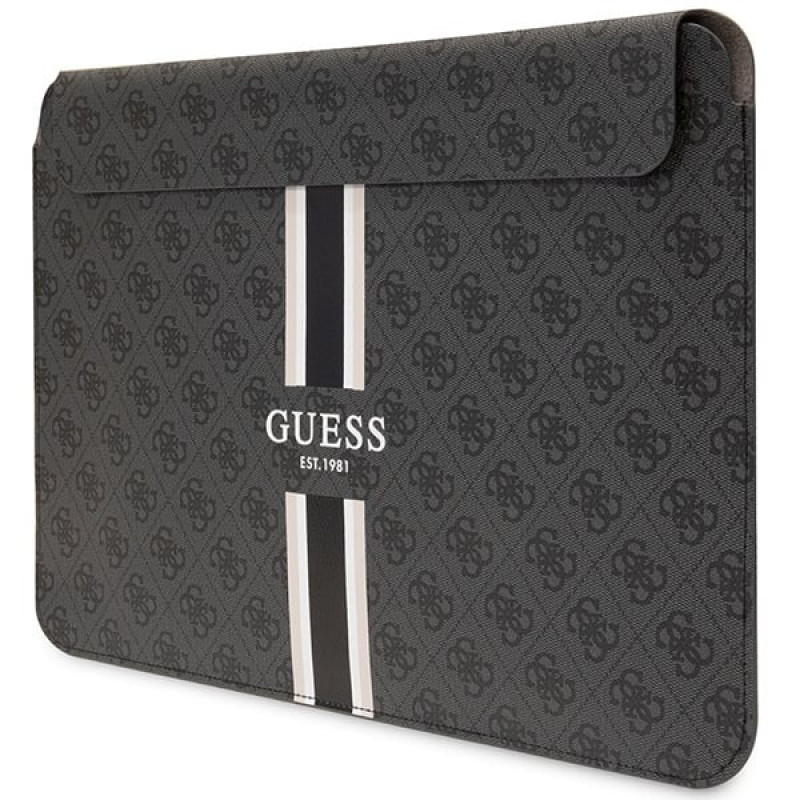 Guess GUCS14P4RPSK nešiojamojo kompiuterio įmautė 14", 4G Printed Stripes, juoda