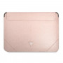 Guess GUCS16PSATLP nešiojamojo kompiuterio įmautė 16", Saffiano Triangle, rausva
