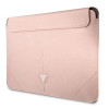 Guess GUCS16PSATLP nešiojamojo kompiuterio įmautė 16", Saffiano Triangle, rausva