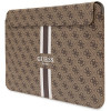Guess GUCS14P4RPSW nešiojamojo kompiuterio įmautė 14", 4G Printed Stripes, ruda