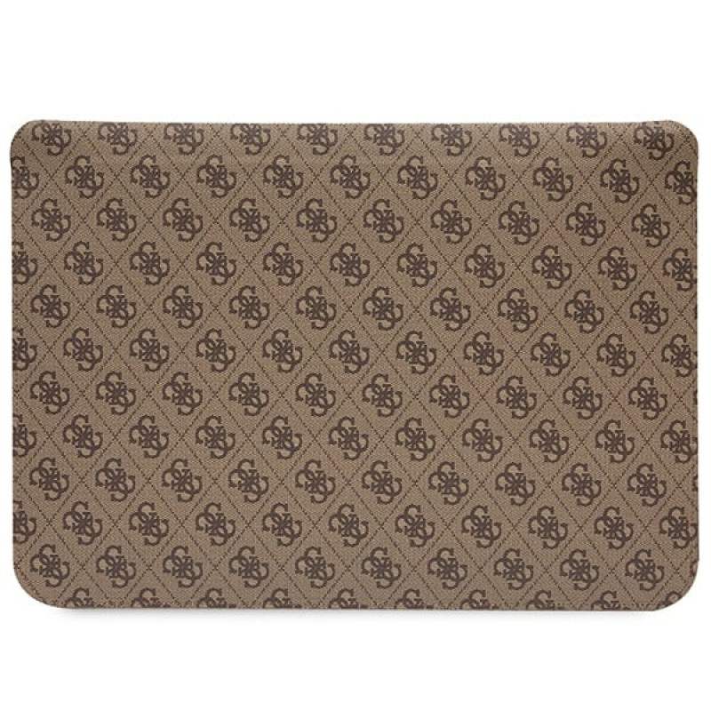 Guess GUCS14P4RPSW nešiojamojo kompiuterio įmautė 14", 4G Printed Stripes, ruda