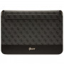 Guess GUCS14PS4SGK nešiojamojo kompiuterio įmautė 14", 4G Stripe Metal Logo, juoda