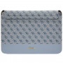 Guess GUCS14PS4SGB nešiojamojo kompiuterio įmautė 14", 4G Stripe Metal Logo, mėlyna