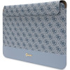 Guess GUCS14PS4SGB nešiojamojo kompiuterio įmautė 14", 4G Stripe Metal Logo, mėlyna