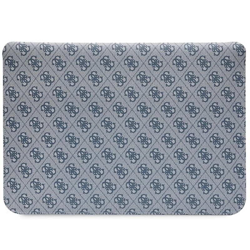 Guess GUCS14PS4SGB nešiojamojo kompiuterio įmautė 14", 4G Stripe Metal Logo, mėlyna
