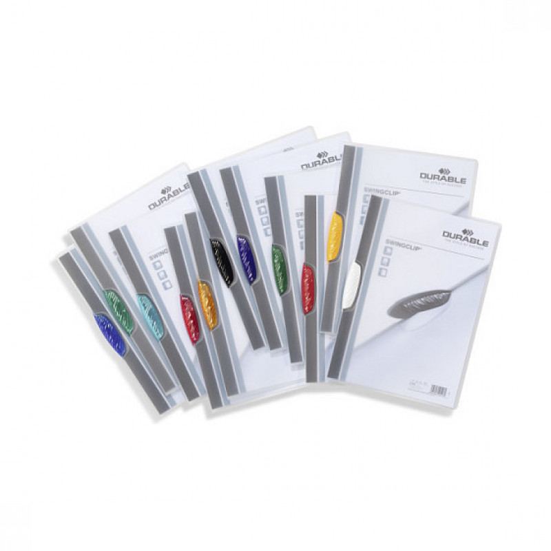 Durable SWINGCLIP 30 A4 aplankas su segtuku 226000, permatomas (25 vnt.)