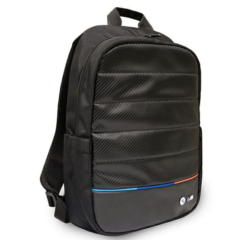 BMW BMBP15COCARTCBK kuprinė 16", Carbon Tricolor, juoda