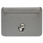 Karl Lagerfeld KLCS14SAKCPMG nešiojamojo kompiuterio įmautė 14", sidabrinė, Saffiano Karl&Choupette