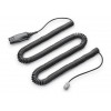 HP Poly APU-76 elektroninio ragelio kablio perjungiklio adapteris ausinėms, atitinka TAA (85R00AA)