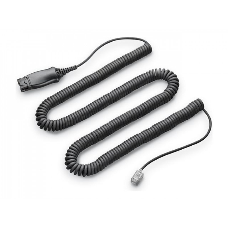 HP Poly APU-76 elektroninio ragelio kablio perjungiklio adapteris ausinėms, atitinka TAA (85R00AA)