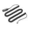HP Poly APU-76 elektroninio ragelio kablio perjungiklio adapteris ausinėms, atitinka TAA (85R00AA)