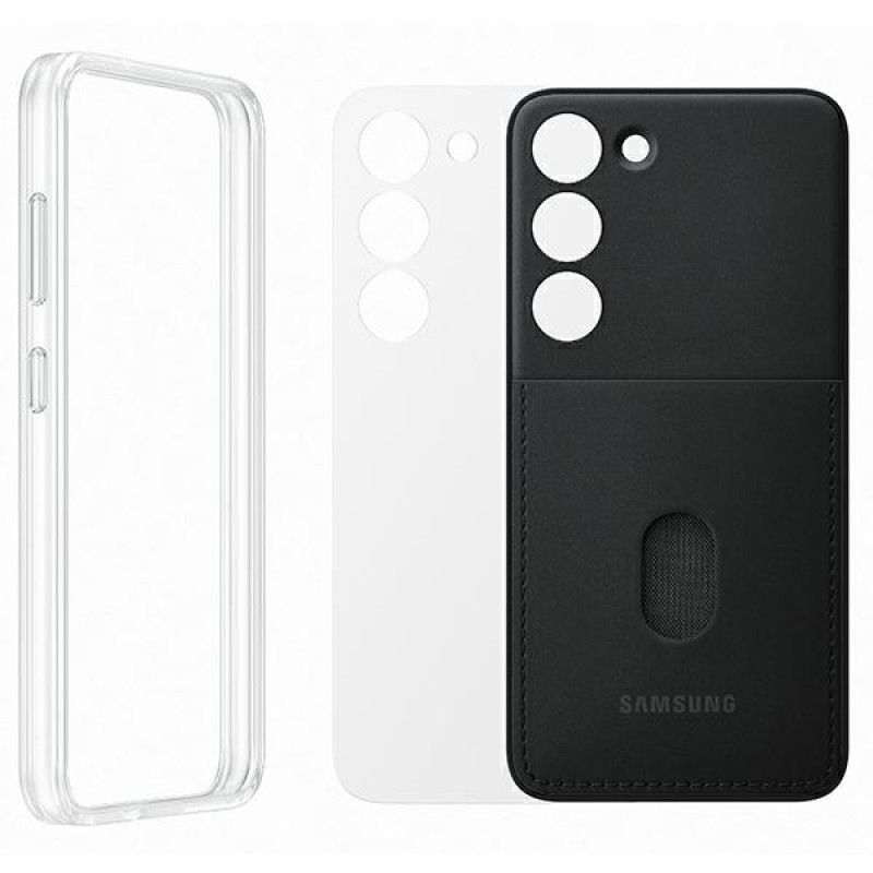 Samsung Galaxy S23 Frame Cover EF-MS911CB, juodas