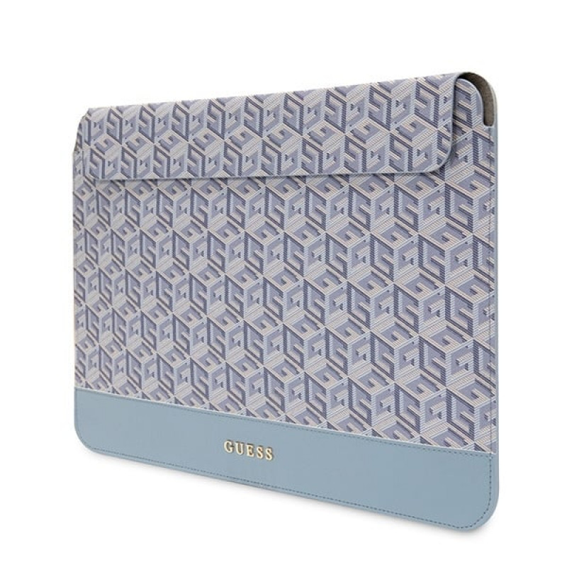 Guess GUCS16HGCFSEB nešiojamojo kompiuterio dėklas iki 16 colių, GCube Stripe, mėlynas