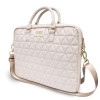 Guess GUCB15QLPK nešiojamojo kompiuterio krepšys 15", rausvas, Quilted