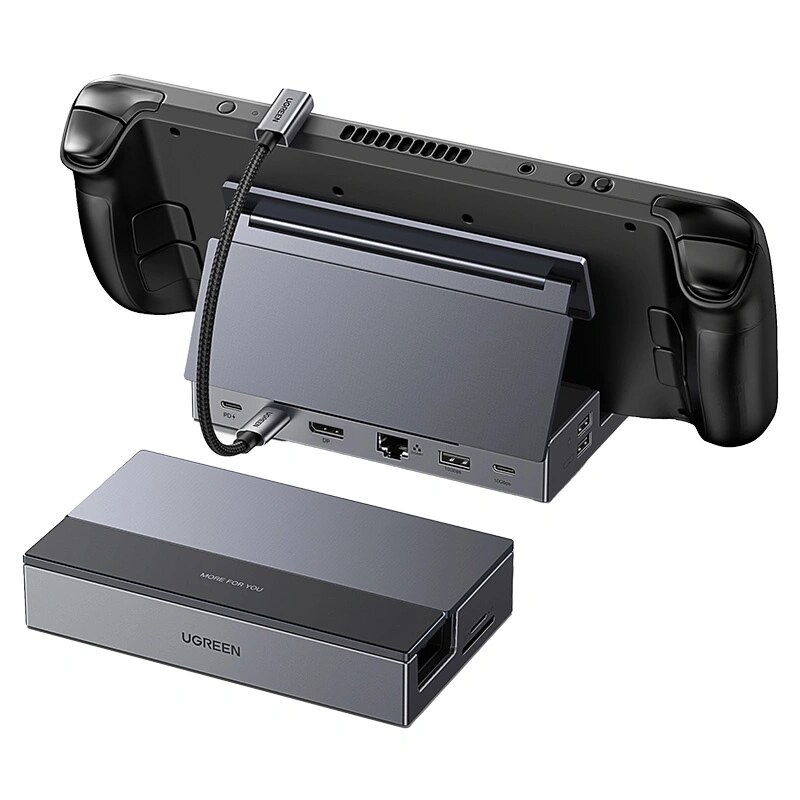 Ugreen CM800 9-in-1 USB-C adapteris/šakotuvas, DisplayPort (4K 120Hz), Ethernet RJ45, USB, SD/TF