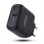 StarTech.com 1065EB-WALL-CHARGER 65 W USB-C GaN nešiojamojo kompiuterio įkroviklis, juodas
