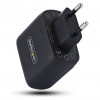 StarTech.com 1065EB-WALL-CHARGER 65 W USB-C GaN nešiojamojo kompiuterio įkroviklis, juodas
