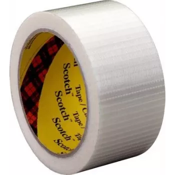 3M Dvikryptė gijinė juosta 8959, 50 mm x 50 m, permatoma, skirta naudoti patalpose 89595050