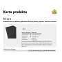 3M Klingspor PS11A P2000 vandeniui atsparus švitrinis popierius, 50 lapų, 230x280 mm