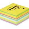 3M Post-it Notes kubas, 76 x 76 mm, Ultra Colors, 450 lapelių, PEFC sertifikuotas popierius, 1 kubas (2030-U)