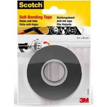 3M Scotch savaime sulydantis silikoninis remonto įrašas 4704, 25 mm x 3 m, juodas