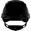 3M SecureFit X5512V-CE-4 ventiliuojamas apsauginis šalmas su UV indikatoriumi, juodas, EN 397