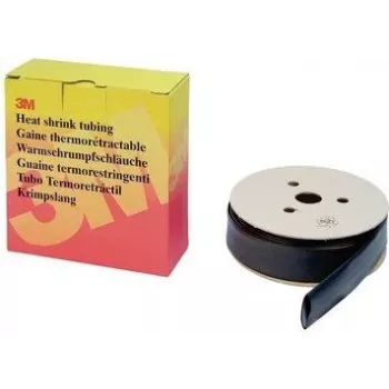 3M TE100034830 Termiškai susitraukiantis vamzdelis 12,7mm Juodas 1,22m 2:1