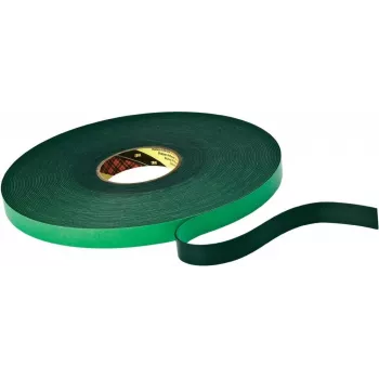 3M VHB dvipusė akrilinė putų juosta 9515B juoda, 33 m x 12 mm, 1,1 mm storio, 1 ritinys KT777306210