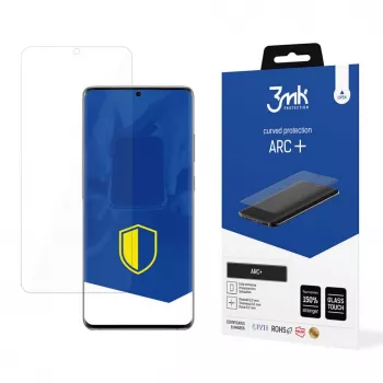 3MK ARC+ Lanksti ekrano apsauga, skirta Samsung Galaxy S20 Plus 5G - Hibridinė plėvelė, savaime gyjanti, krištolo skaidrumo