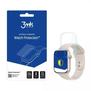 3MK ARC+ Screen Protector, skirtas Apple Watch 41mm (Series 7/8/9/SE 2nd Gen) - Crystal Clear