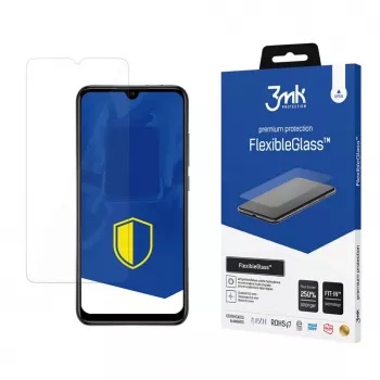 3MK FlexibleGlass Screen Protector for Xiaomi Redmi 9 - Hybrid Glass, 7H Hardness, 0.3 mm, Transparent