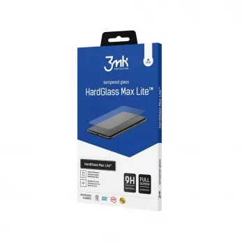 3MK HardGlass Max Lite Grūdinto stiklo ekrano apsauga, skirta Samsung Galaxy S21 FE - juoda