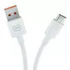 3MK Hyper Cable USB-A į USB-C 5A 60W 1,2m Baltas