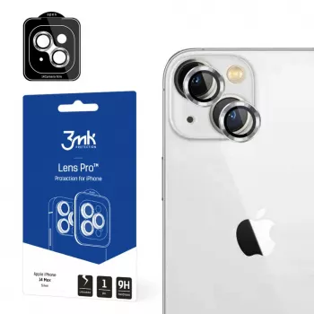 3MK iPhone 14 Pro Max Lens Protection Pro Silver