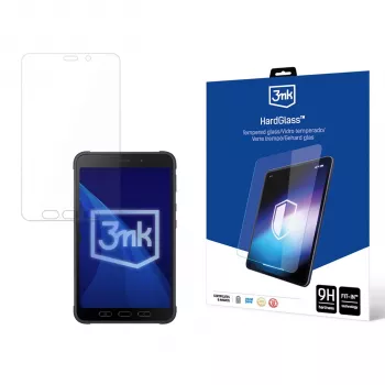 3MK PROTECTION Samsung Galaxy Tab Active 3 HardGlass ekrano apsauga - 9H grūdintas stiklas, 0,3 mm, krištolo skaidrumo