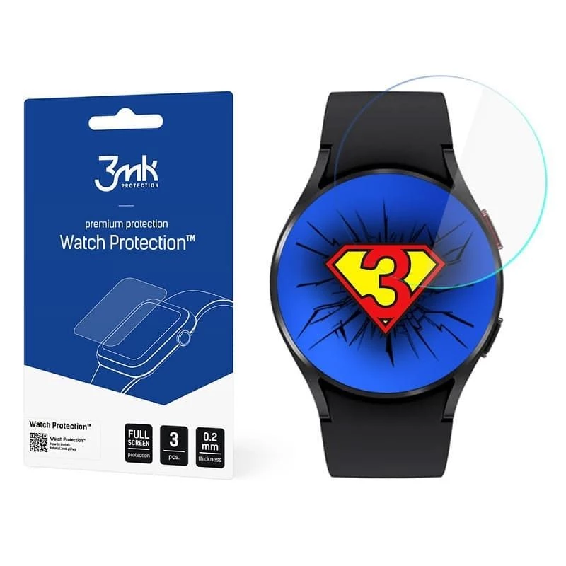 3MK Samsung Galaxy Watch 4 44mm FlexibleGlass ekrano apsauga