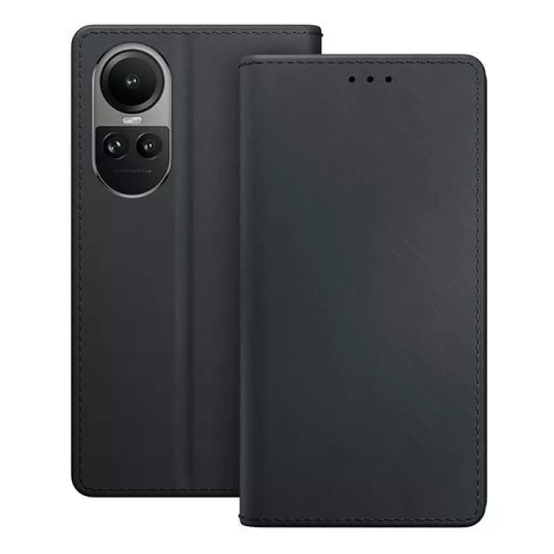 3MK Dėklas su pinigine, skirtas Oppo Reno10 5G, juodas
