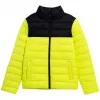 4F berniukų pūkinė striukė Juicy Green 4FJSS23TDJAM077 45S 122cm