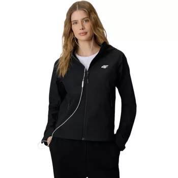4F moteriška Softshell striukė F546 giliai juoda 2XL